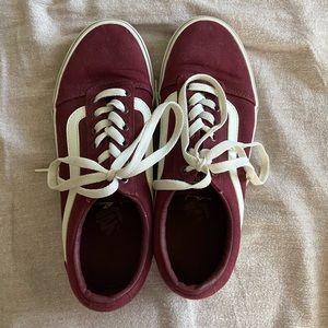 Maroon Vans